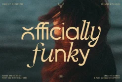 Officially Funky - Modern Font Duo