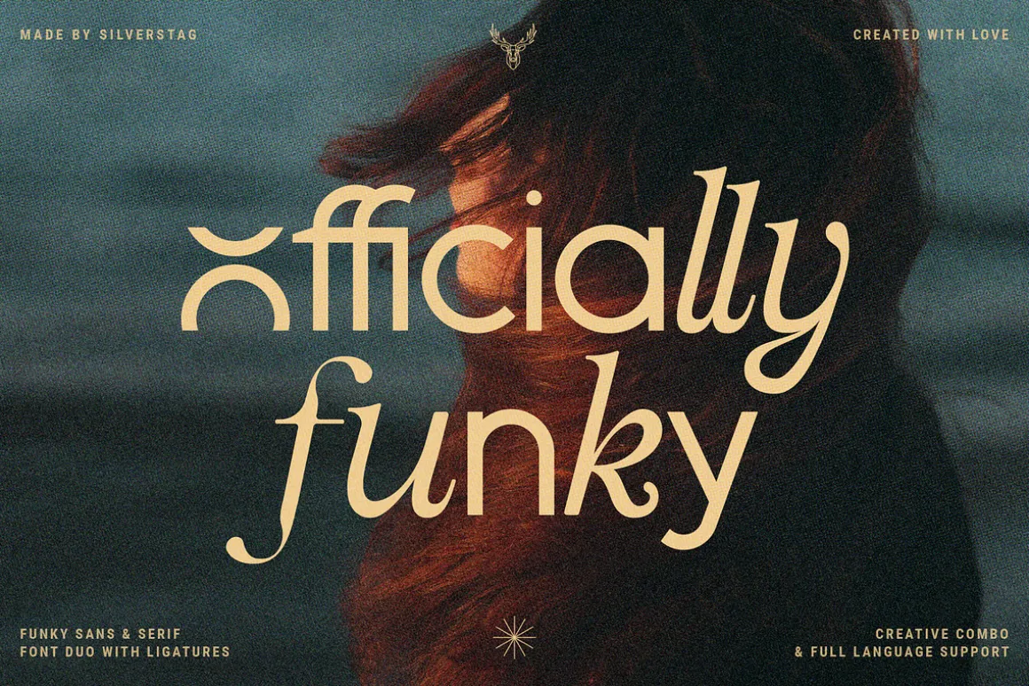 Officially Funky - Modern Font Duo