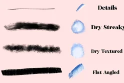 25 Oil Brushes for Procreate