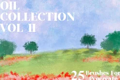 25 Oil Brushes for Procreate