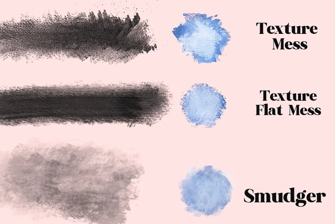 25 Oil Brushes for Procreate