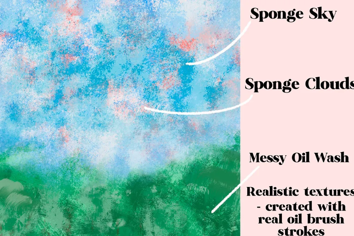 25 Oil Brushes for Procreate