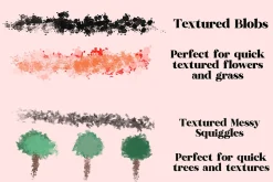 25 Oil Brushes for Procreate
