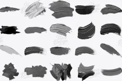 42 Oil Paint Photoshop Brushes