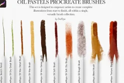 Oil Pastels Procreate Brushes