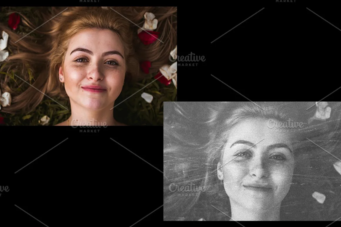 Old Cinematic Photo Effect