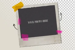 Old Photo Frame PSD Template