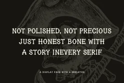 Old Bones - Hand-Drawn Display Font