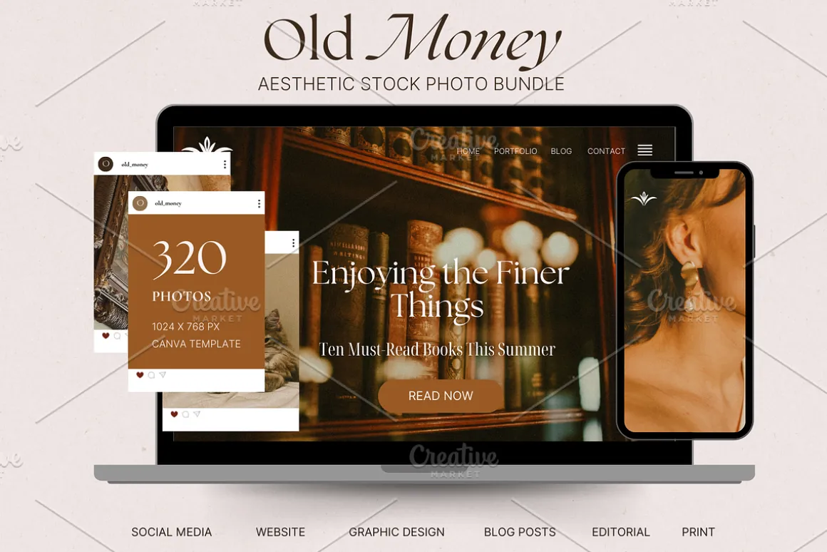 Old Money Stock Photo Bundle