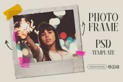 Old Photo Frame PSD Template