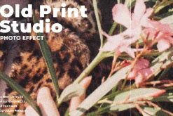 Old Print Studio Photo Effect