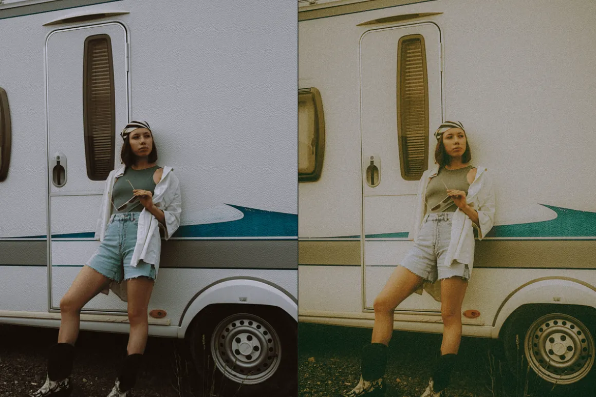 OLD SCHOOL FILM LIGHTROOM PRESETS
