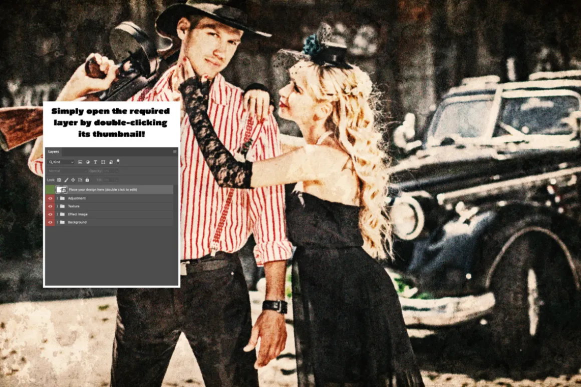 Old Time Photo Effect