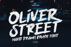 Oliver Street | Hand Drawn Brush