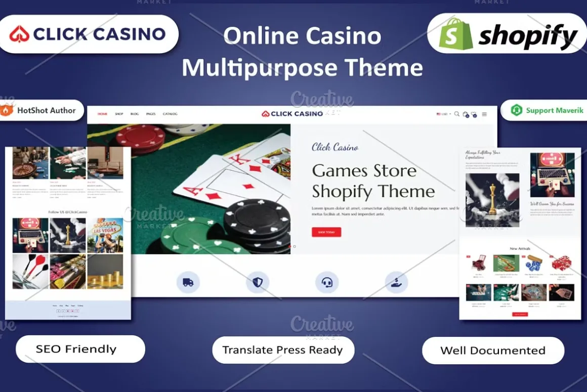 Online Casino Shopify Theme