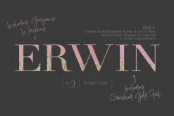 Ora Erwin : Signature Font Duo