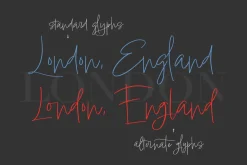 Ora Erwin : Signature Font Duo