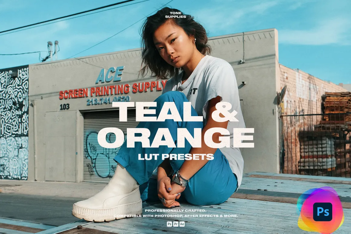 Orange & Teal LUT Presets Photoshop