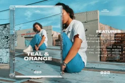 Orange & Teal LUT Presets Photoshop