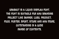 Oraskot - Liquid Display Font