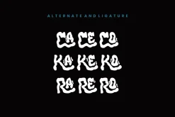 Oraskot - Liquid Display Font