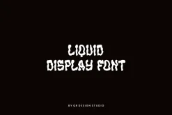 Oraskot - Liquid Display Font