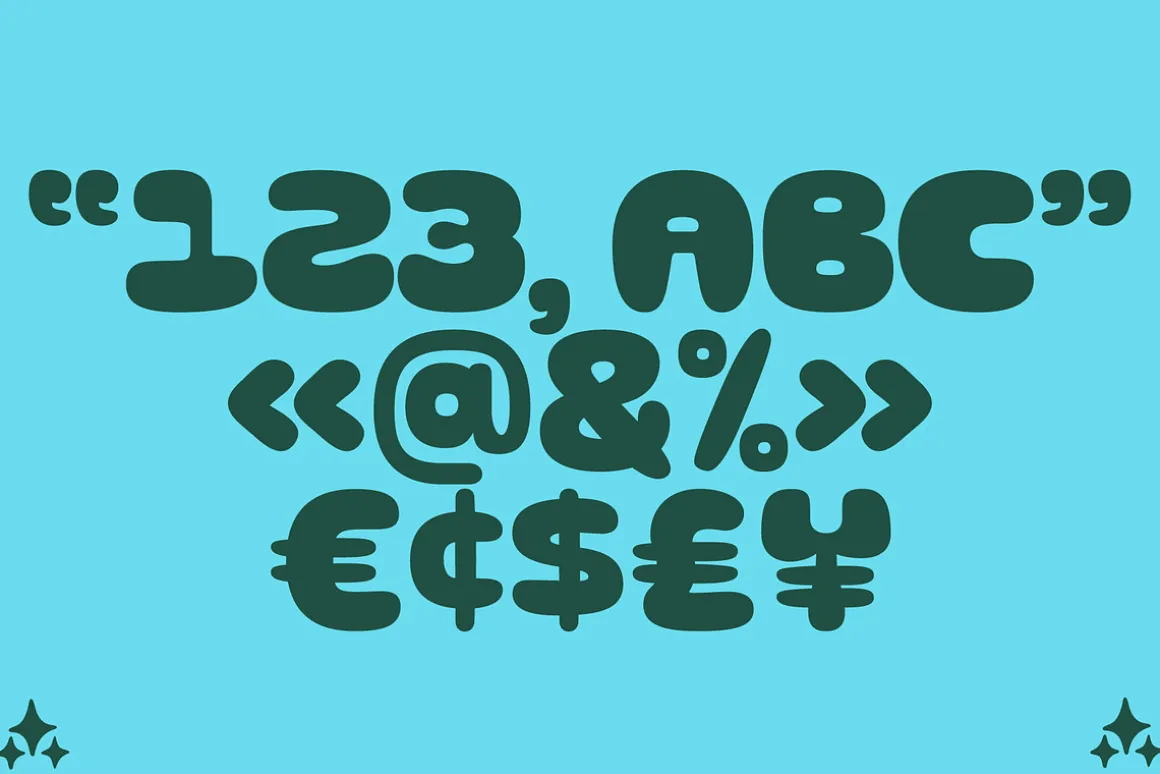Orbie - Bubble Display Font