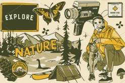 Oregon Campout: Patterns + Graphics
