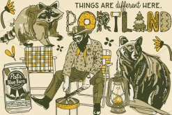 Oregon Campout: Patterns + Graphics