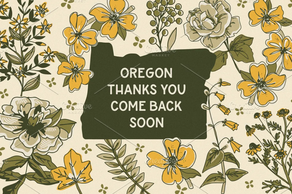 Oregon Campout: Patterns + Graphics