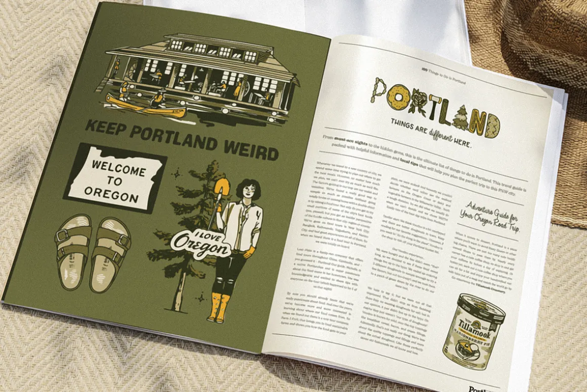 Oregon Campout: Patterns + Graphics