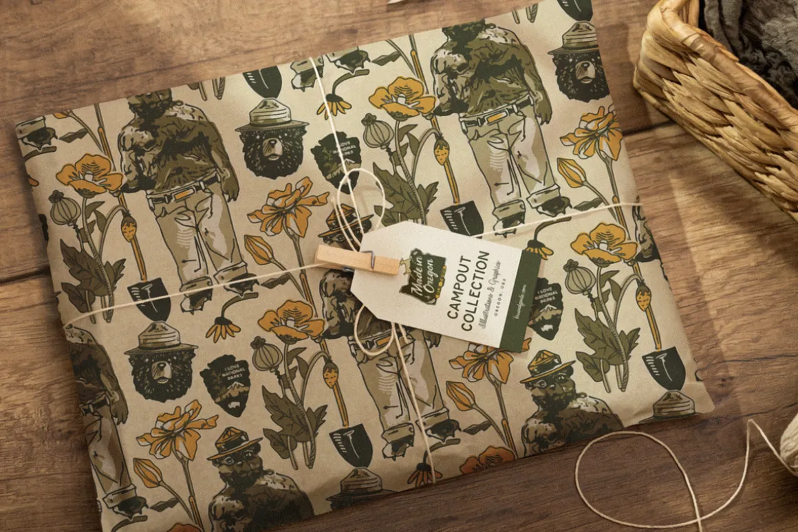 Oregon Campout: Patterns + Graphics
