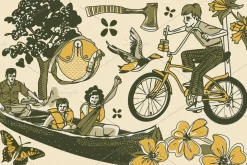 Oregon Campout: Patterns + Graphics