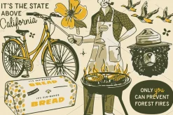 Oregon Campout: Patterns + Graphics