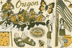 Oregon Campout: Patterns + Graphics