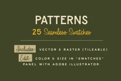 Oregon Campout: Patterns + Graphics