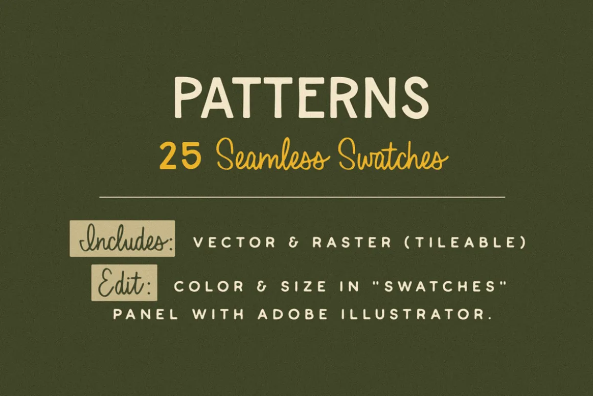 Oregon Campout: Patterns + Graphics