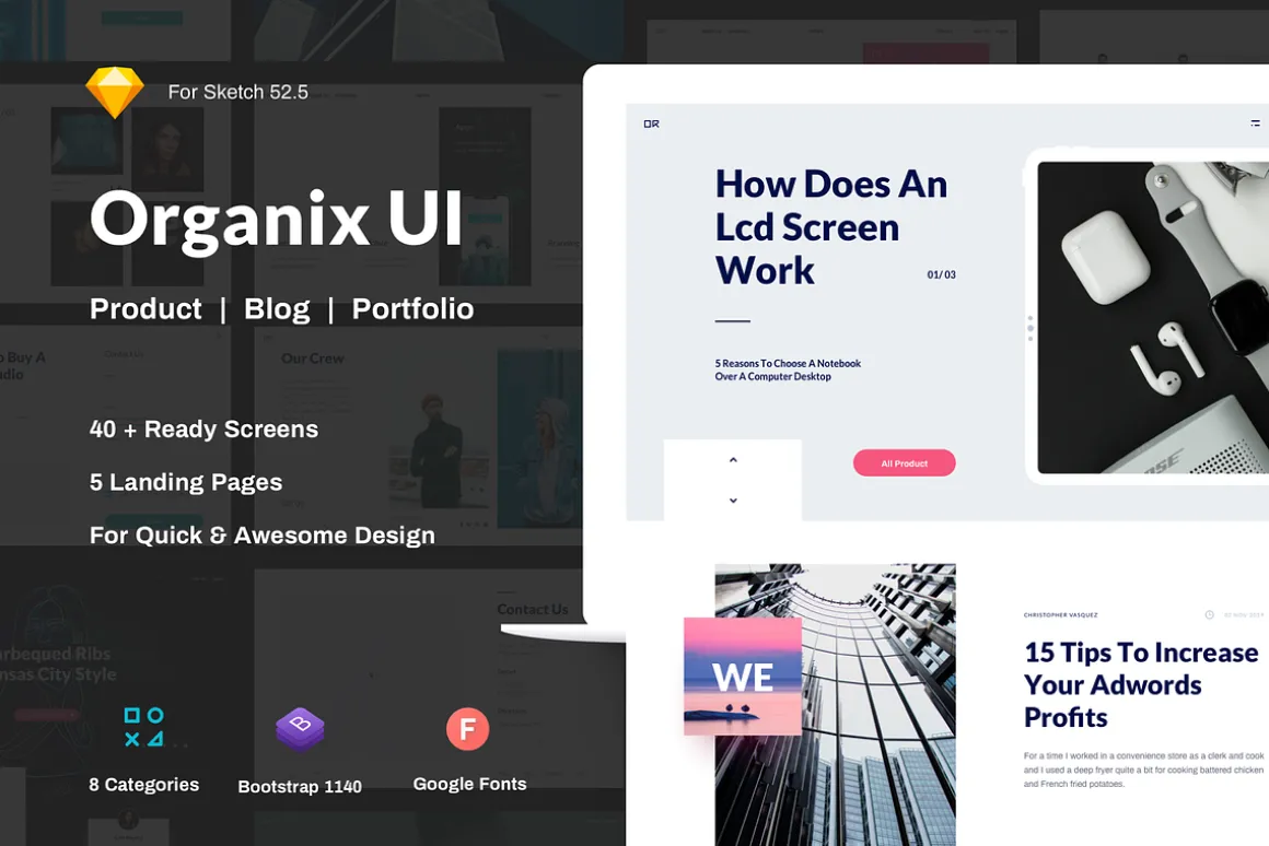 Organix UI Template