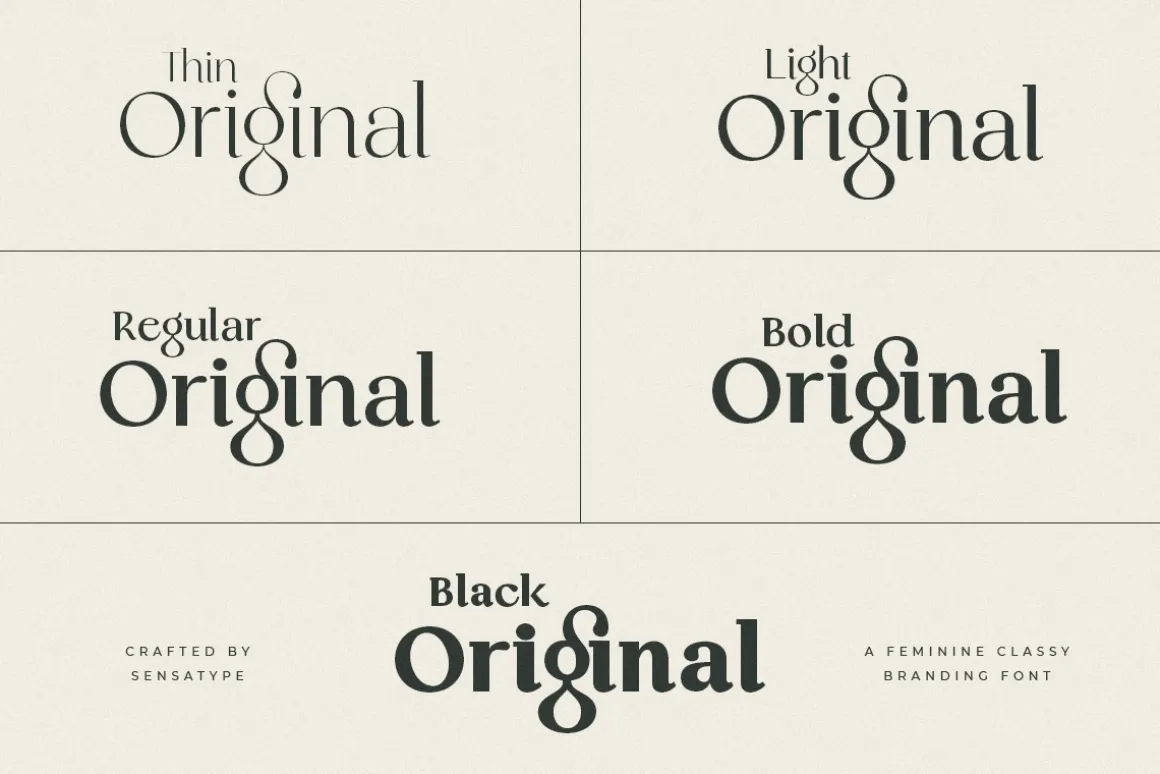 Original - Classy Branding Font