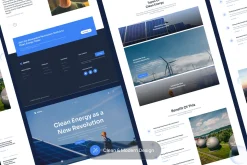 Origin - Clean Energy Landing Page