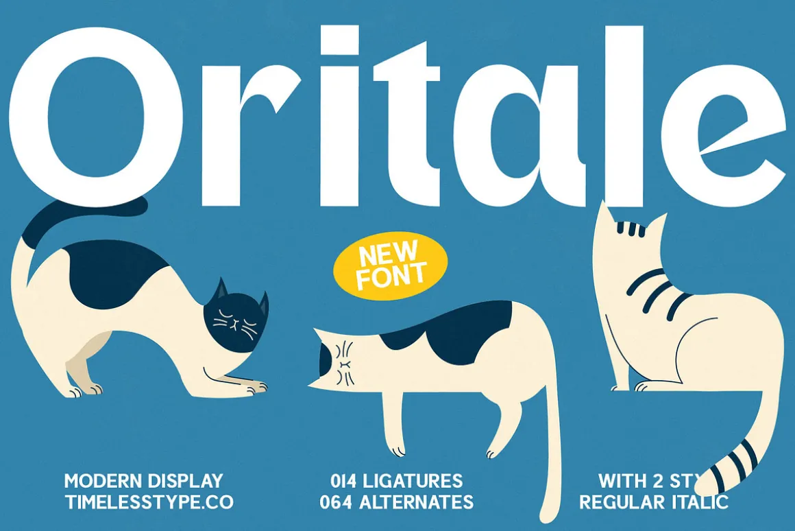 Oritale Modern Display Font