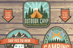Outdoor Camp Patches
