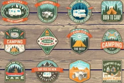 Outdoor Camp Patches