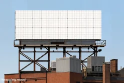 Outdoor Street Billboard Mockup