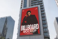 Outdoor Street Billboard Mockup