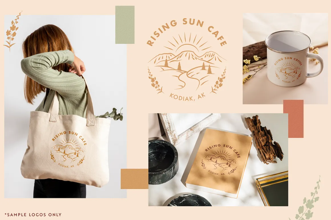 Outdoor Line Art Graphic Set