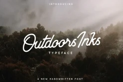 Outdoors Inks Typeface