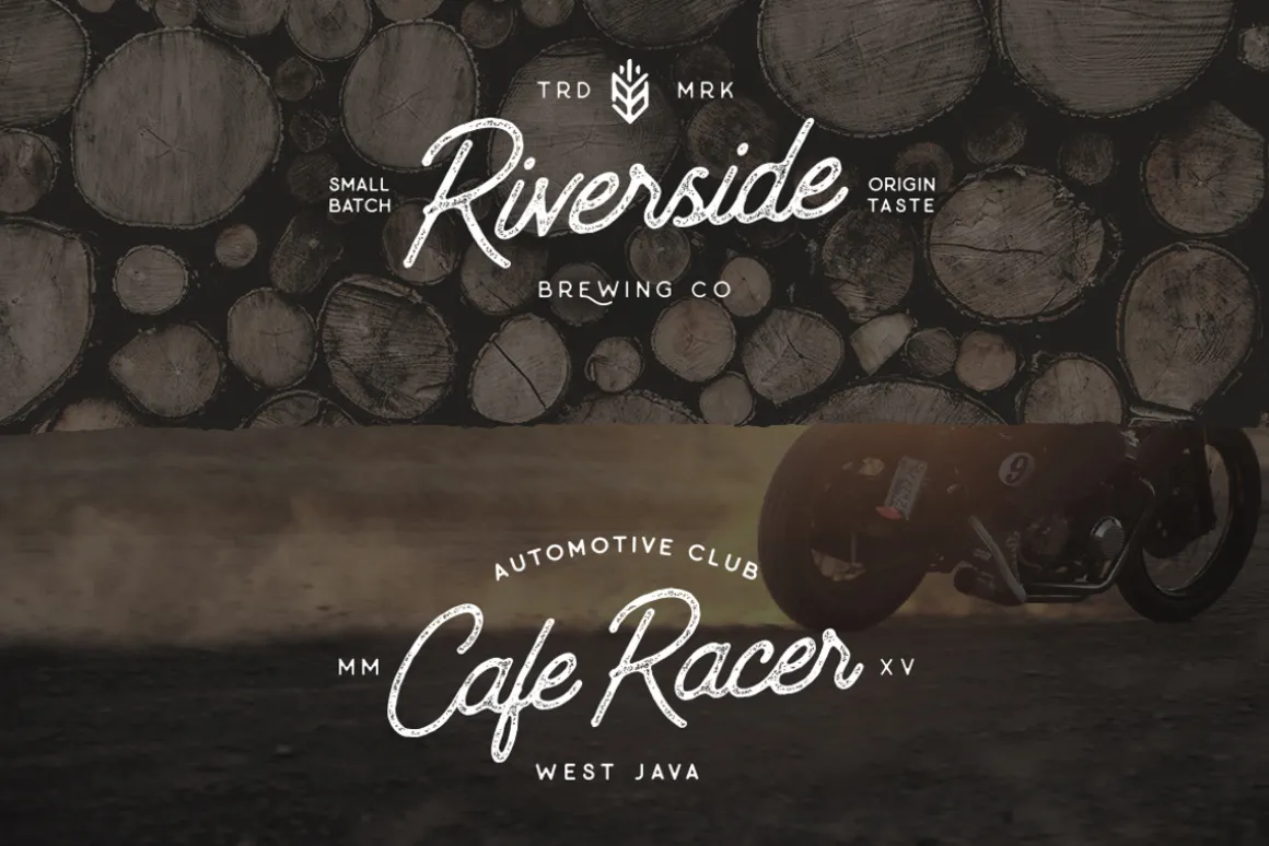 Outdoors Inks Typeface
