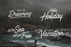 Outdoors Inks Typeface