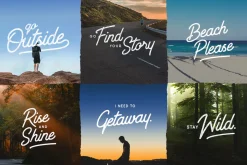 Outdoors Inks Typeface